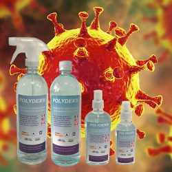 Polydex Sanitizante de ampli espectro Coronavirus Covid-19, bactericida, viricida, fungicida, algicida
